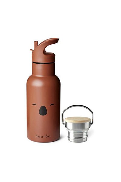 Nuuroo Bertil 350 ml Stainless Steel Thermos - Caramel Cafe Brown Koala