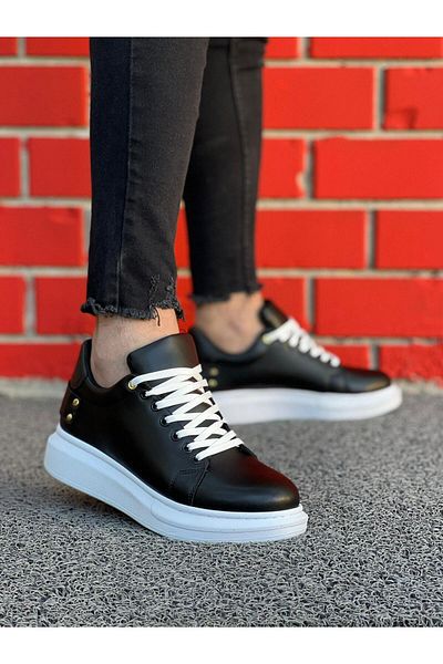 BOA Kb047 Μαύρο Skin Casual Ανδρικά Παπούτσια