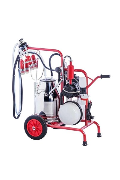 Kurtsan Tek Sağım Tek Güğüm Süt Sağma Makinası (Yağlı) (300 cc) Silikon 30 LT...