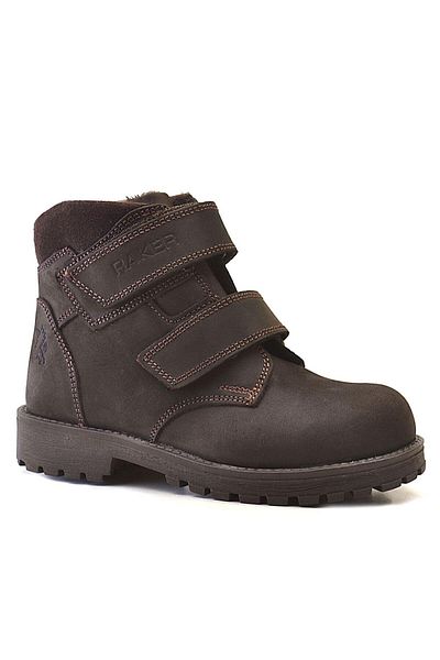 Rakerplus Παιδικές μπότες Sentor Γνήσιο Δερμάτινο Shearling Velcro