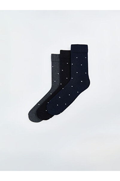 LC Waikiki Lcwk Patterned Men's Socks 3-Piece