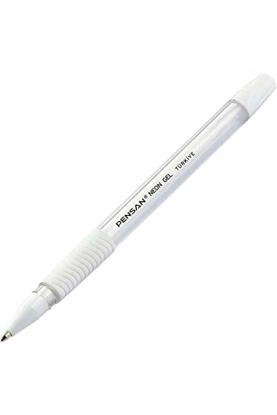 Pensan Neon Jel Kalem Beyaz 1 Mm
