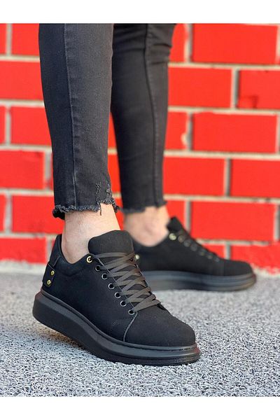 BOA Kb047 Charcoal Suede Casual Men's Shoes