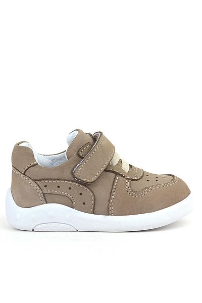 Rakerplus Genuine Leather Anatomical Sand Color Baby Sports Shoes
