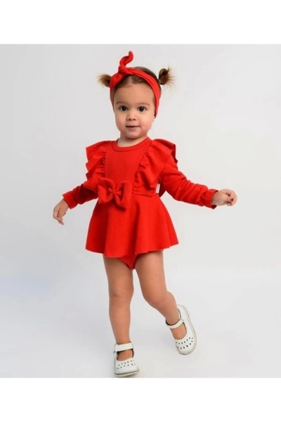 Babydonat 100% Cotton Bow Romper for Baby Girl