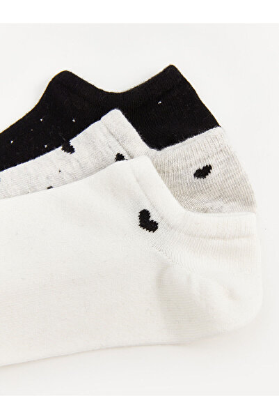 LC Waikiki LCW DREAM Дамски чорапи с мотив, 3 чифта (W4)