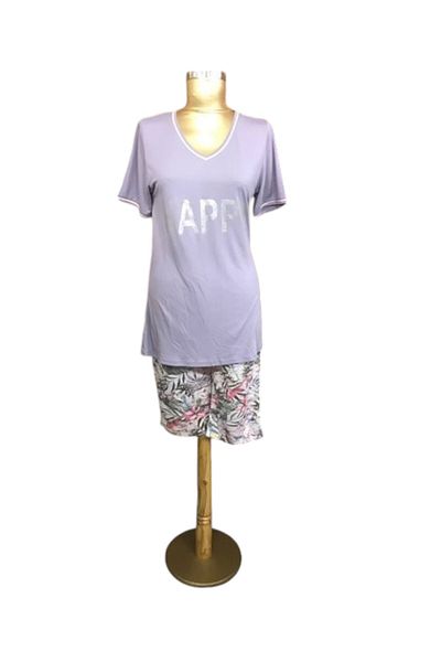 NENA COLLECTION Nena Capri Set-26127-lilac