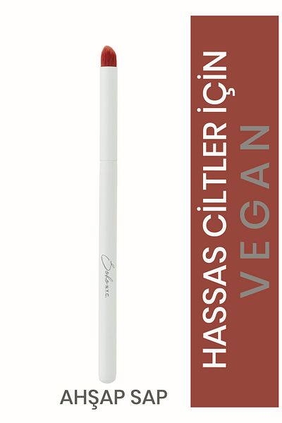 Soho N.Y.C. Vegan Opened Lip Makeup Brush-v708- Wooden Handle 14.5cm