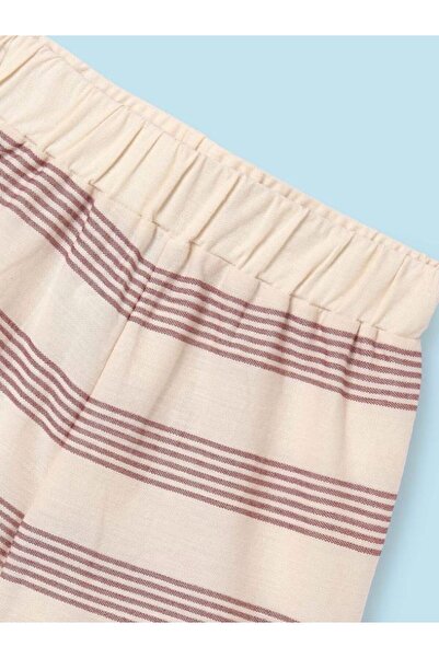 MAYORAL Girls' Striped Shorts Blouse Set 6276