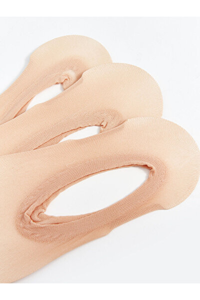 LC Waikiki Artı New Season Women's Flat Ballet Socks 3-Piece Set