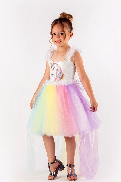 Minik Dolap Unicorn Birthday Costume with Tail