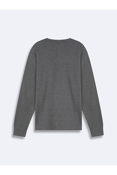 Ltb O-Neck Long Sleeve Anthracite T-Shirt