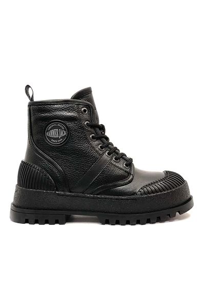 Hammer Jack Theresa 102-24605-z Unisex Μαύρες Δερμάτινες Μπότες