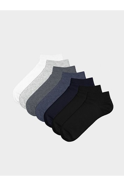 LC Waikiki Lcwk Plain Men's Booties Socks 7 Pack