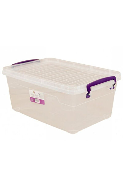 Marsilyan حاوية تخزين مستطيلة شفافة متعددة الأغراض 30 لتر 48x32x29 Royaleks-8...