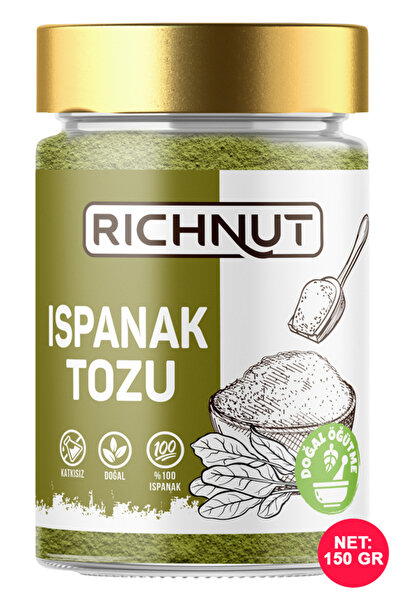 RİCHNUT Ispanak Tozu - Katkısız Doğal