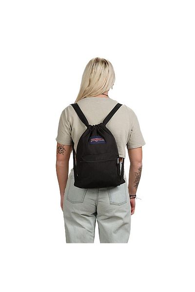 Jansport Black Drawsack Backpack