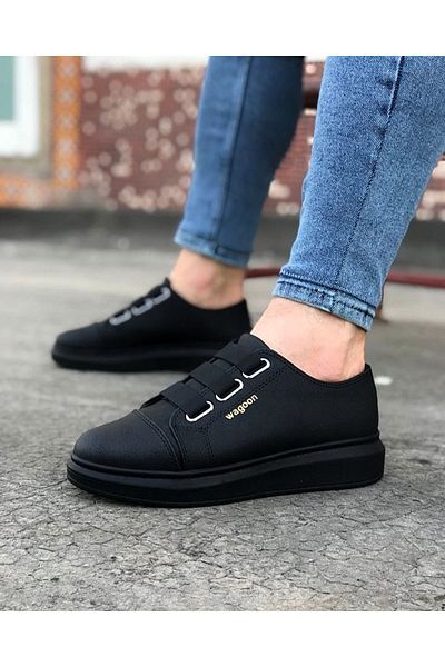 kapsulavm Charcoal Thick Sole Casual Men's Shoes