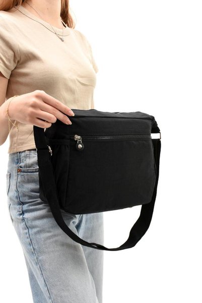Baginn Klinkır Women's Messenger Bag Multi-Pocket Cross Strap Rain-Resistant Lightweight Fabric 30*23 cm Shoulder Bag