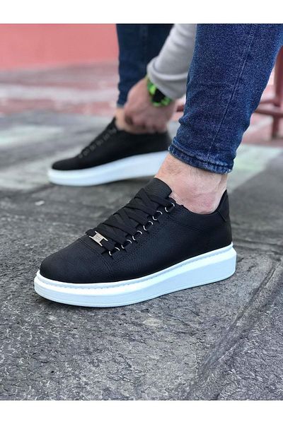 K&A Black Men's Casual Shoes