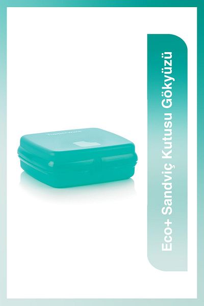 Tupperware Eco Sandwich Box - Sky Model