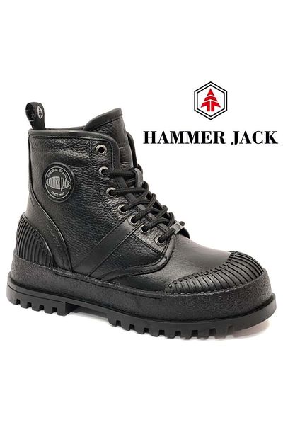 Hammer Jack Theresa 102-24605-z Unisex Μαύρες Δερμάτινες Μπότες