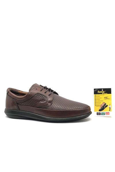 Kids Club Shoes Forex 23-2548-01 Dr.Tavsiyeli Ανδρικά παπούτσια casual από γνήσιο δέρμα ΚΑΦΕ