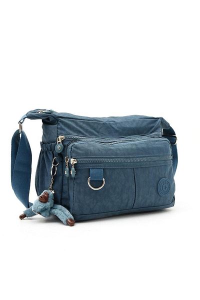 Baginn Geantă Messenger pentru femei - Geantă de umăr cu buzunare multiple, curea încrucișată, rezistentă la ploaie, țesătură ușoară, 30*23 cm