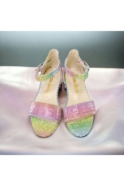 PATİK BEBE Minik topuklu tek bant renkli kız çocuk ayakkabı