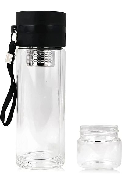MIBRU Coffee tea herbal drinks glass portable cup maker 400 ml