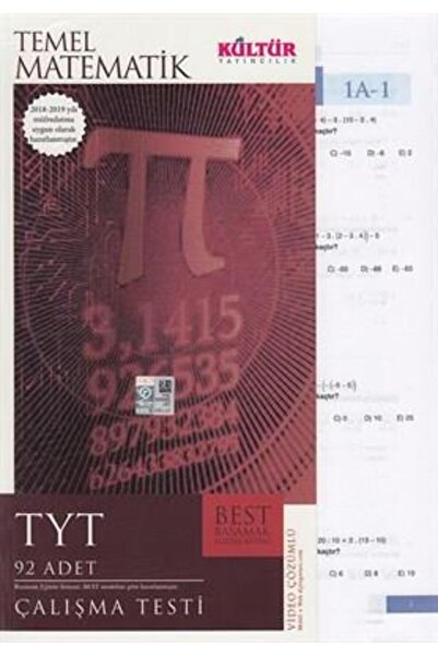 Kültür Yayıncılık Tyt Temel Matematik Yaprak Test -