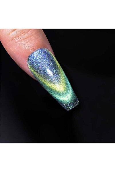 Born Pretty 15ml Hema Free Rainbow Reflective Kedi Gözü Kalıcı oje T002 (58695)