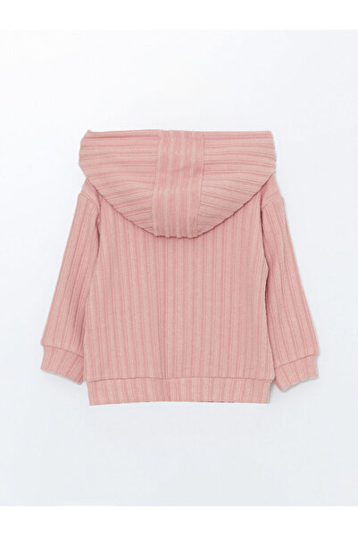 LC Waikiki Kapüşonlu Kız Bebek Hırka ve Tayt