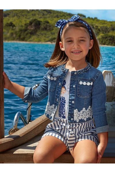 MAYORAL Girl's Denim Jacket 3475
