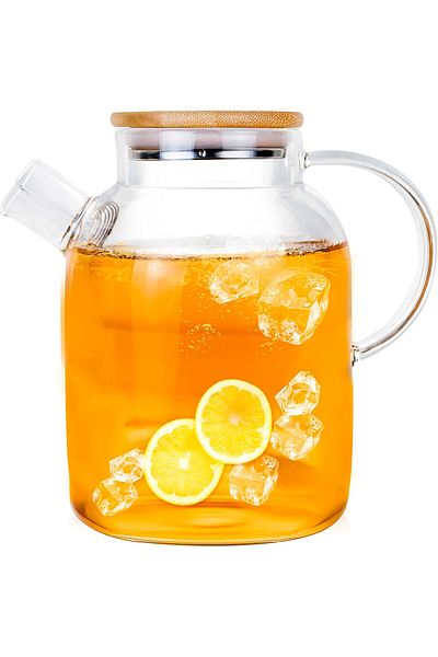 MIBRU Coffee tea herbal drinks glass pot 1800ml