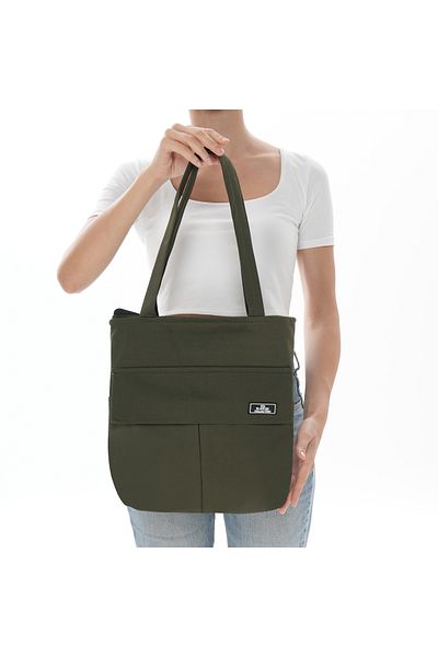 Z&M COLLECTION BAG SHOPPİNG Zippered Two Compartment Via Blanche Bag Suitable for Shoulder Use