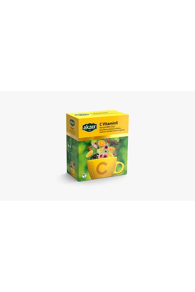 Akzer 60 Pieces Mixed Natural Tea Set with Vitamin C