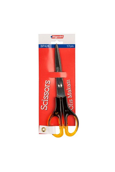 Bigpoint Stainless Steel Scissors Suitable for Stationery and Office Work, 17 cm
