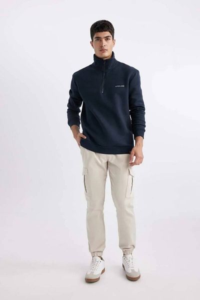 DeFacto Jogger Tactical Pants Κανονική μέση με Cargo Pocket W8024az24sp