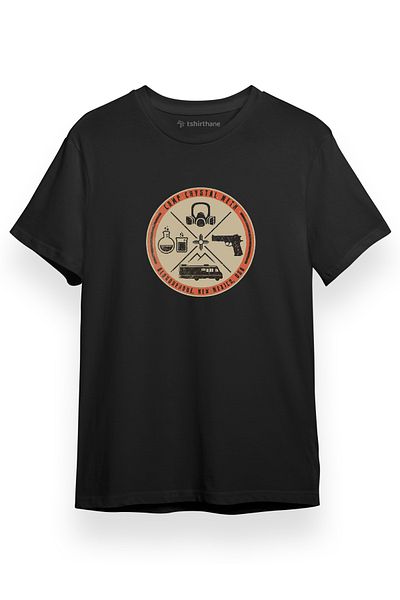 Tshirthane Ανδρικό μπλουζάκι με κοντό μανίκι Breaking Bad Camp Crystal Meth