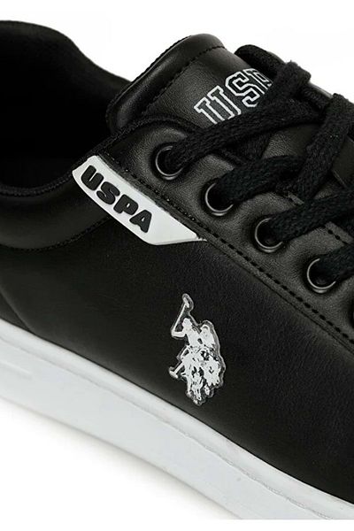 U.S. Polo Assn. ΒΑΣΗ. Polo Assn Costa Unisex Sneakers - ΜΑΥΡΟ και ΛΕΥΚΟ