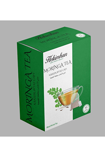 Hekimhan Moringa leaf tea 45-count infuser bags