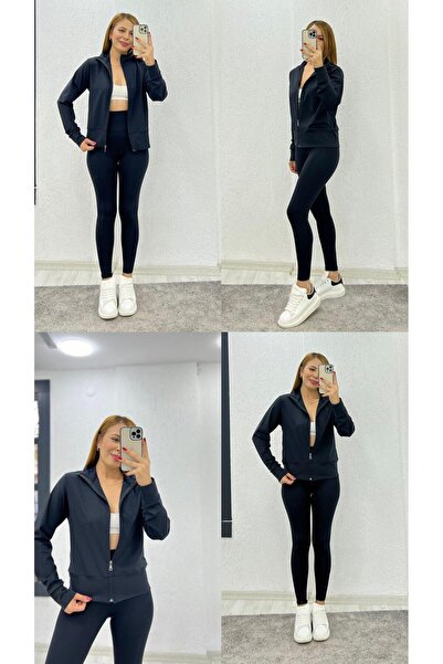 Paw Garage Διάσημο σετ αθλητικών κολάν - Γυναικείο σετ με κολάν και μπουφάν