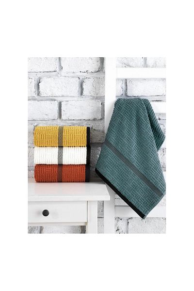 Cotton Box Cb 4 Lu Jacquard Towel Set Road V1 50X90
