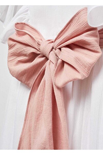 MANGO Kids Bambula Pamuklu Elbise