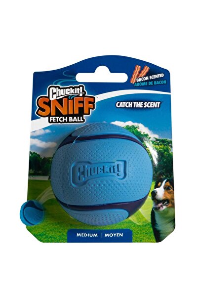 Chuckit Sniff Fetch Jambon Kokulu Köpek Oyun Topu Orta Boy 6,5 Cm
