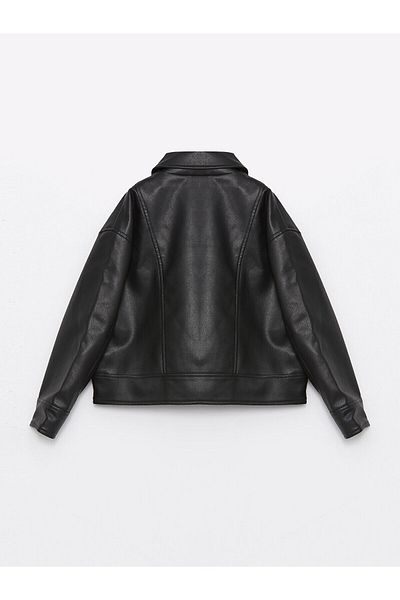 LC Waikiki Lcwk Leather Look Girls' Coat