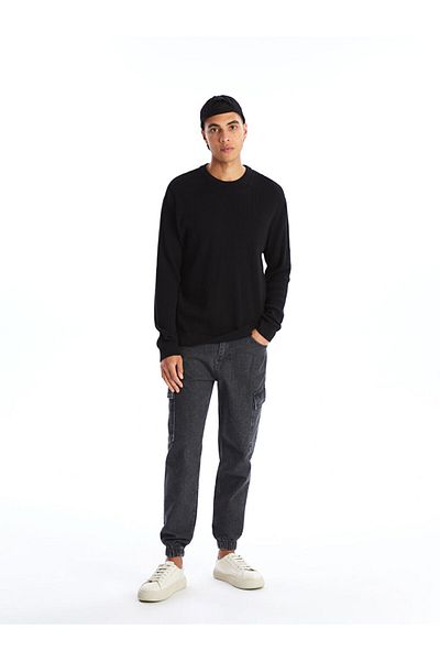 LC Waikiki Men's Knitwear Sweater - Long Sleeve, Crew Neck