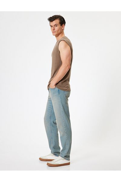 Koton New Season Sleeveless T-Shirt Basic Crew Neck Cotton