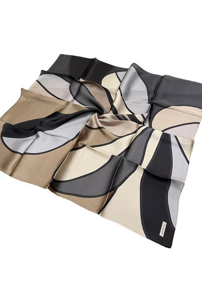 Armine Silk Scarf 2025 Winter - 9232-84 Stone Twill